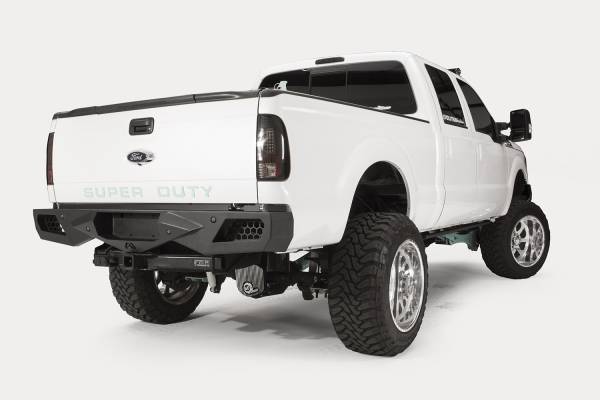Fab Fours - Fab Fours Vengeance Front Bumper 2 Stage Black Powder Coated No Guard Sensor Rear - FS08-E1351-1 - Image 1