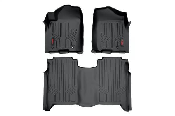 Rough Country - Rough Country Heavy Duty Floor Mats Front And Rear 3 pc. - M-81602 - Image 1