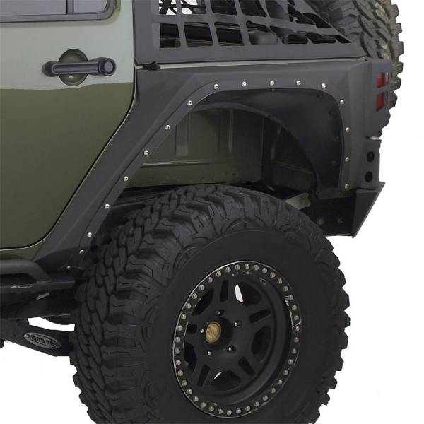 Smittybilt - Smittybilt XRC Corner Guard Rear Matte Black Powder Coat - 76882 - Image 1