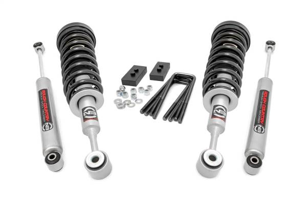 Rough Country - Rough Country Leveling Lift Kit 2.5 in. Easy To Install Molded Spacer Design Maintains Factory Ride Quality N3 Struts - 57031 - Image 1