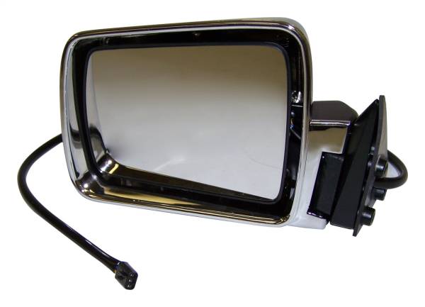 Crown Automotive Jeep Replacement - Crown Automotive Jeep Replacement Power Door Mirror Left Driver Side Chrome Electric  -  55034127 - Image 1