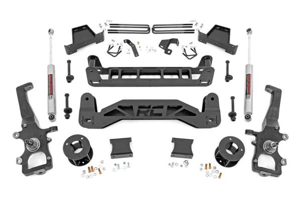 Rough Country - Rough Country Suspension Lift Kit w/Shocks 6 in. Lift Kit Rear Premium N3 Series Shocks Incl. Hardware - 52430 - Image 1