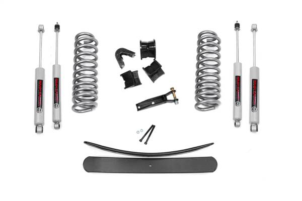 Rough Country - Rough Country Suspension Lift Kit 2.5 in. Lift Incl. Leaf Springs Hardware Front and Rearm Premium N3 Shocks - 400-70-7630 - Image 1