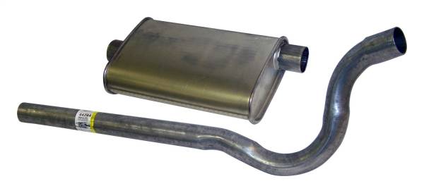 Crown Automotive Jeep Replacement - Crown Automotive Jeep Replacement Exhaust Kit Incl. Muffler And Tailpipe  -  J5362725 - Image 1