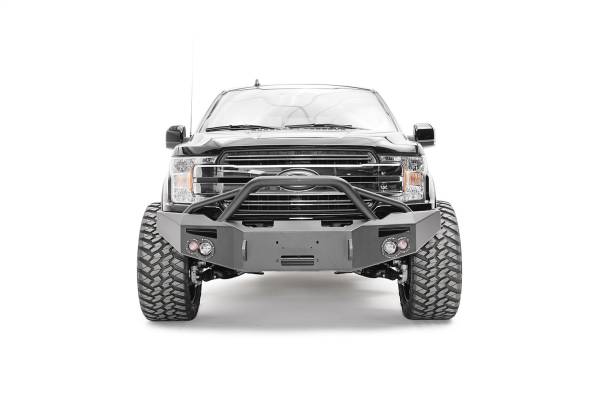 Fab Fours - Fab Fours Premium Winch Front Bumper Bare Steel w/Pre-Runner Guard [AWSL] - FF18-H4552-B - Image 1