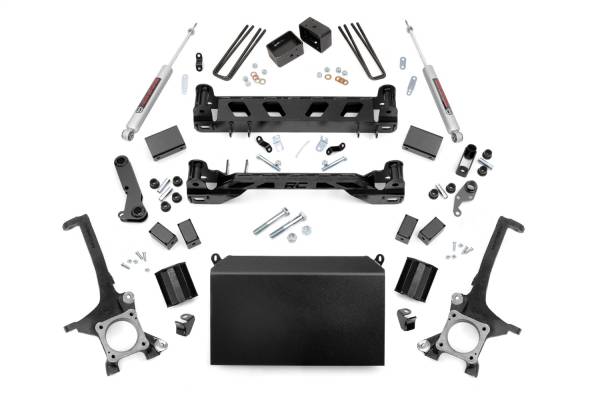 Rough Country - Rough Country Suspension Lift Kit w/Shocks 4 in. Lift Incl. Strut Spacers Rear N3 Shocks - 75130 - Image 1