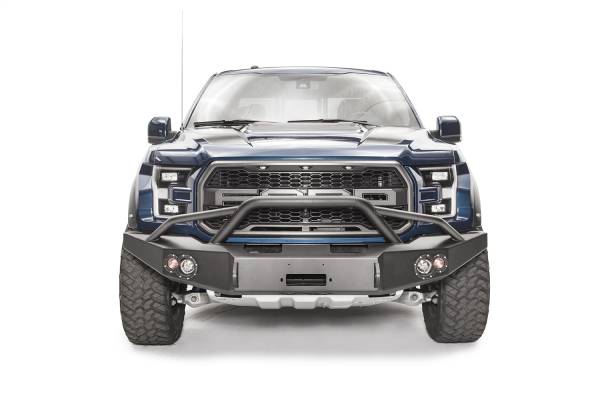 Fab Fours - Fab Fours Premium Winch Front Bumper Uncoated/Paintable w/Pre-Runner Guard [AWSL] - FF17-H4352-B - Image 1