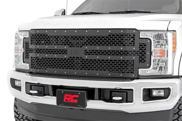 Rough Country - Rough Country Mesh Grille Incl. Outer Grille Inner Grille Mounting Brackets Mounting Hardware - 70213 - Image 1