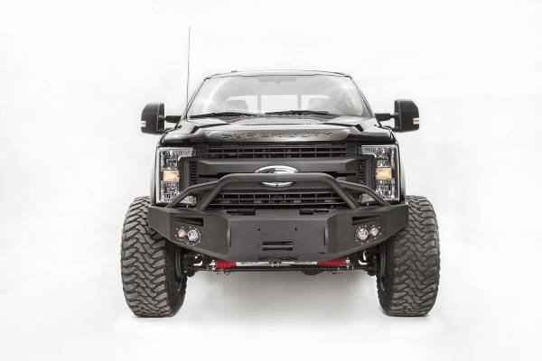 Fab Fours - Fab Fours Premium Winch Front Bumper 2 Stage Black Powder Coated w/Pre-Runner Grill Guard - FS17-A4152-1 - Image 1