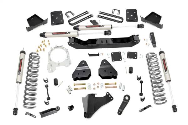 Rough Country - Rough Country Suspension Lift Kit 6 in. Radius Arm Drop Brackets N3 Series Shock Absorbers Can Run Up To 37x12.50 Wheel Designed Anti-Axle Wrap Rear Blocks w/V2 Monotube - 50470 - Image 1