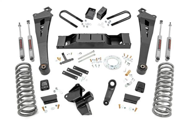 Rough Country - Rough Country Radius Arm Lift Kit w/Shocks 5 in. Lift - 37530 - Image 1