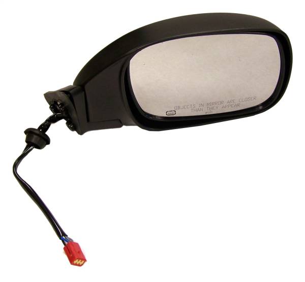 Crown Automotive Jeep Replacement - Crown Automotive Jeep Replacement Power Door Mirror Right Passenger Side Black Foldaway Electric Heated  -  55154950AC - Image 1