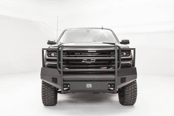 Fab Fours - Fab Fours Elite Front Bumper 2 Stage Black Powder Coated w/Full Guard - CS16-R3860-1 - Image 1