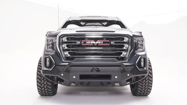 Fab Fours - Fab Fours Vengeance Front Bumper Uncoated/Paintable Sensor Bumper Pre-Runner Guard - GS19-D6052-B - Image 1