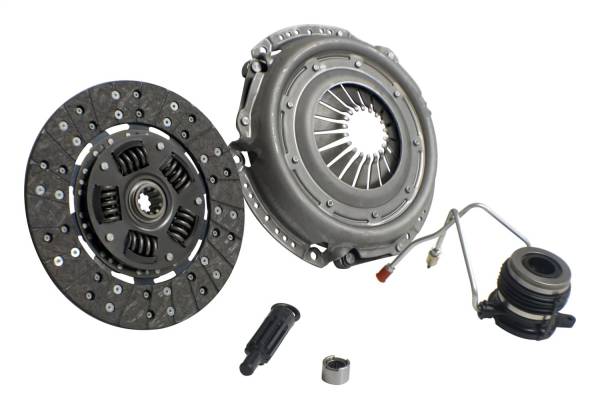 Crown Automotive Jeep Replacement - Crown Automotive Jeep Replacement Clutch Kit Incl. Clutch Disc/Pressure Plate/Clutch Control Unit/Pilot Bearing/Clutch Fork/Alignment Tool 10.5 in. Clutch Disc 10 Splines 1.125 in. Spline Dia.  -  XY1991S - Image 1