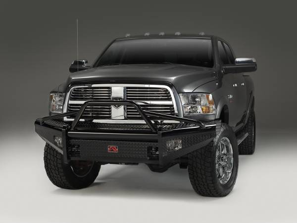 Fab Fours - Fab Fours Black Steel Front Ranch Bumper 2 Stage Black Powder Coated w/Pre-Runner Grill Guard Incl. Light Cut-Outs - DR10-S2962-1 - Image 1