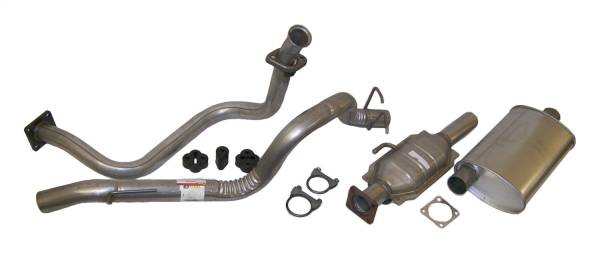 Crown Automotive Jeep Replacement - Crown Automotive Jeep Replacement Exhaust Kit Incl. Complete Kit  -  52001720K - Image 1