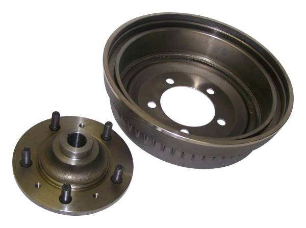 Crown Automotive Jeep Replacement - Crown Automotive Jeep Replacement Hub And Drum Assembly Rear w/11 in. Brakes Incl. Hub w/Wheel Studs/Drum  -  J5355714 - Image 1