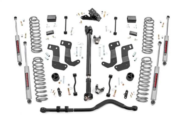 Rough Country - Rough Country Suspension Lift Kit w/Shocks 3.5 in. Lift Incl. Coil Springs Track Bar Front Driveshaft Ctrl Arm Brkt. Sway Bar Links Bump Stops Front and Rear Premium N3 Shocks - 65431 - Image 1