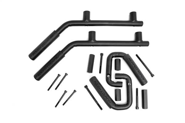 Rough Country - Rough Country Solid Steel Grab Handle Set of 4 Front And Rear Incl. Mounting Hardware - 6503 - Image 1