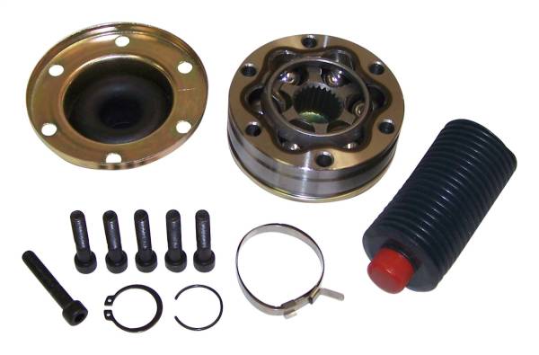 Crown Automotive Jeep Replacement - Crown Automotive Jeep Replacement CV Joint Repair Kit Rear Transfer Case End Incl. CV Joint/Caps/Boot/Clamps/Snap Rings/Bolts/Grease  -  520994RRK - Image 1