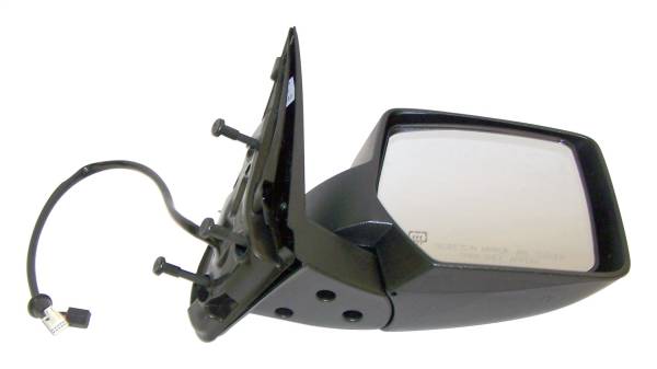 Crown Automotive Jeep Replacement - Crown Automotive Jeep Replacement Door Mirror Right Power Heated Foldaway w/1-Touch Up/Down Front Windows Black  -  57010098AC - Image 1