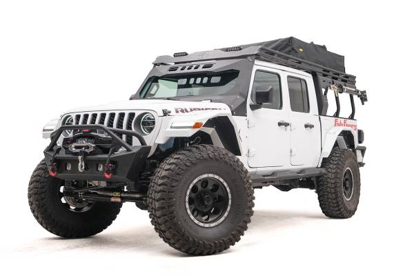 Fab Fours - Fab Fours Overland Rack 2 Stage Black Powder Coat w/Overland Extension - JTOR-02-1 - Image 1