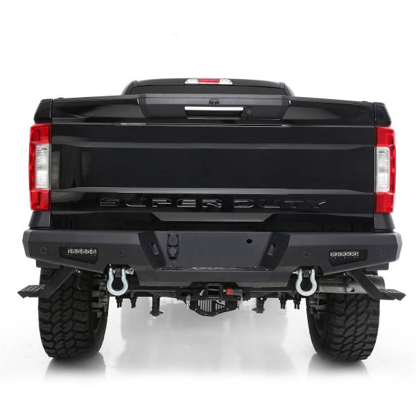 Smittybilt - Smittybilt M1A2 Rear Bumper Incl. 2-6 in. Light Bars/Adjustable Steps - 614931 - Image 1