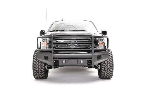 Fab Fours - Fab Fours Elite Front Bumper 2 Stage Black Powder Coated w/Full Guard - FF18-R4560-1 - Image 1