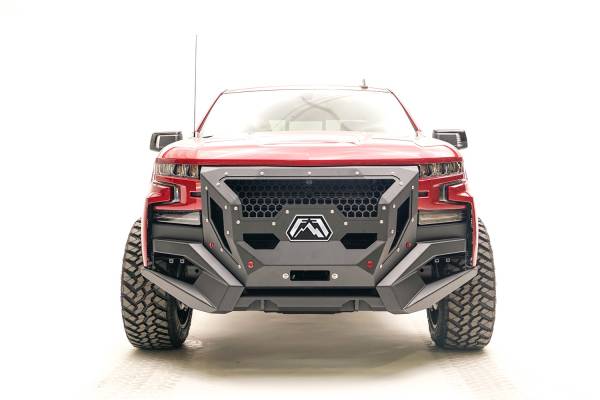 Fab Fours - Fab Fours Grumper Front Winch Bumper 2 Stage Black Powder Coat - GR4000-1 - Image 1