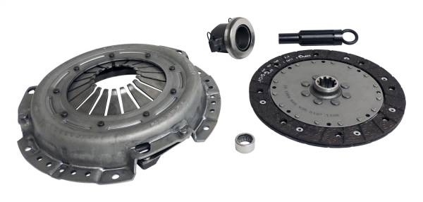 Crown Automotive Jeep Replacement - Crown Automotive Jeep Replacement Clutch Kit Incl. Clutch Disc/Pressure Plate/Clutch Release Bearing/Pilot Bearing/Clutch Alignment Tool 9 in. Clutch Disc 10 Splines 1.125 in. Spline Dia.  -  52104289AG - Image 1