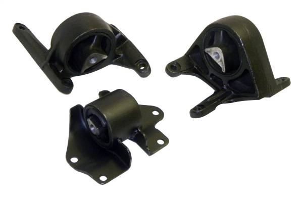 Crown Automotive Jeep Replacement - Crown Automotive Jeep Replacement Engine Mount Kit Incl. 2 Engine Mounts 1 Transmission Mount  -  52059226KE - Image 1