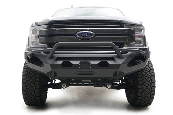 Fab Fours - Fab Fours Matrix Front Bumper w/Pre-Runner Guard 7/8 In. D-Ring Mounts 2 Stage Black Powder Coated - FF18-X4552-1 - Image 1