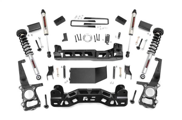 Rough Country - Rough Country Suspension Lift Kit w/Shocks 4 in. Lift Incl. Lifted N3 Struts Rear v2 Monotube Shocks - 57471 - Image 1