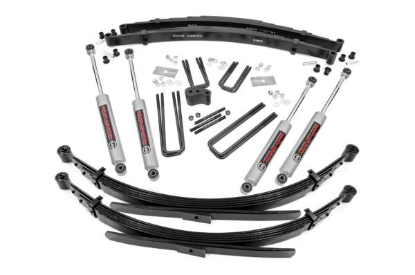 Rough Country - Rough Country Suspension Lift Kit w/Shocks 4 in. Lift - 345.20 - Image 1