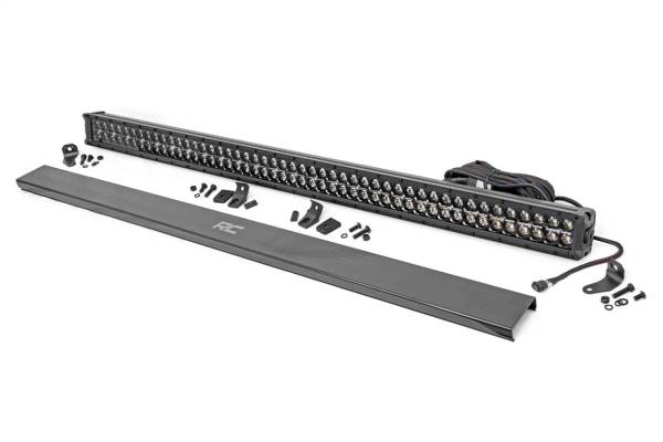 Rough Country - Rough Country Cree Black Series LED Light Bar 50 in. Dual Row w/White DRL - 70950BD - Image 1