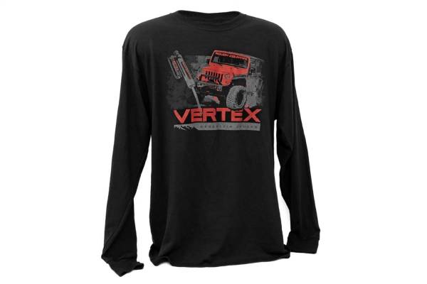 Rough Country - Rough Country Sleeve T-Shirt 2XL RC Vertex Logo - 840902XL - Image 1