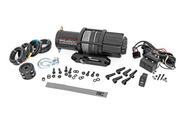 Rough Country - Rough Country Electric Winch w/Synthetic Rope For UTV/ATV - RS4500S - Image 1