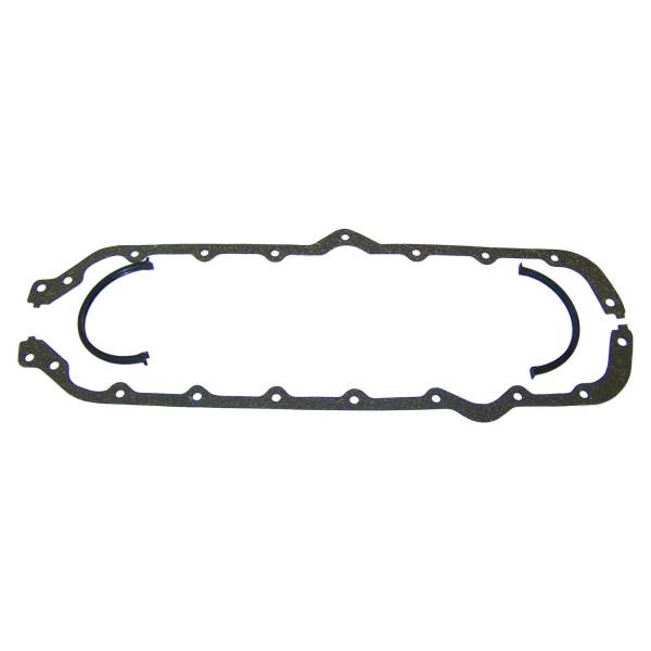 Crown Automotive Jeep Replacement - Crown Automotive Jeep Replacement Engine Oil Pan Gasket Cork And Rubber 4 Piece  -  J3206690 - Image 1