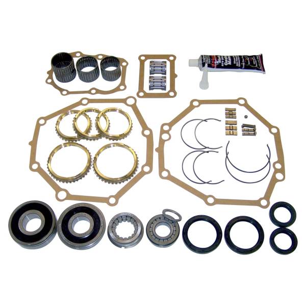 Crown Automotive Jeep Replacement - Crown Automotive Jeep Replacement Manual Trans Rebuild Kit Master Kit Incl. Bearings/Seals/Gaskets/Blocking Rings/Small Parts  -  AX4EAX5EMASKIT - Image 1