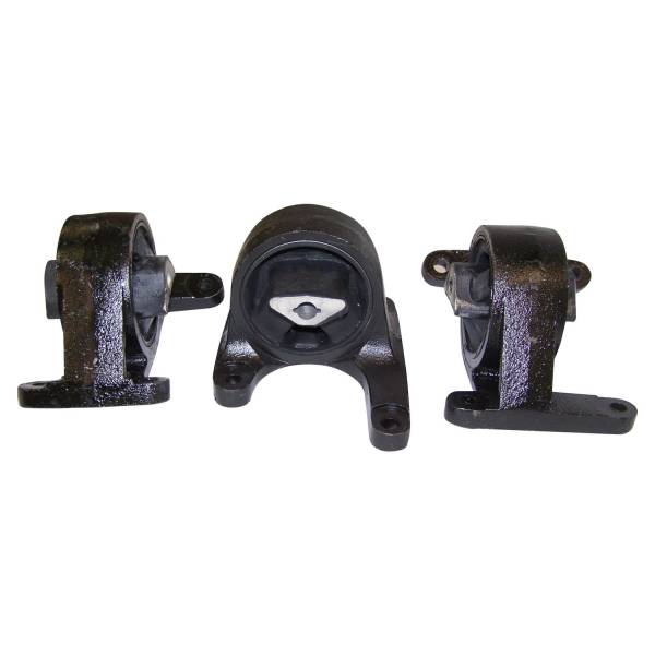 Crown Automotive Jeep Replacement - Crown Automotive Jeep Replacement Engine Mount Kit Incl. 2 Engine Mounts 1 Transmission Mount  -  52058936K - Image 1