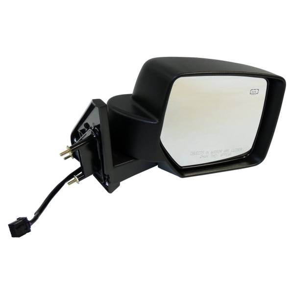 Crown Automotive Jeep Replacement - Crown Automotive Jeep Replacement Door Mirror Right Power Heated Manual Fold-Away Textured Black Finish  -  5155458AK - Image 1