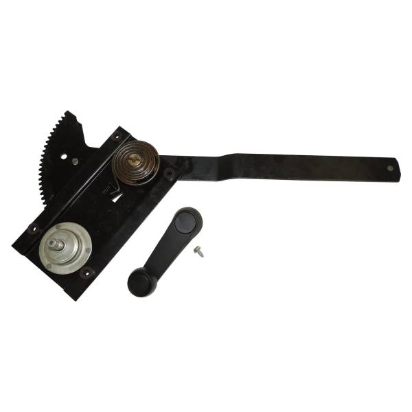Crown Automotive Jeep Replacement - Crown Automotive Jeep Replacement Window Regulator Kit Front Right w/Full Steel Doors Incl. Regulator/Handle/Screw  -  55074990K - Image 1