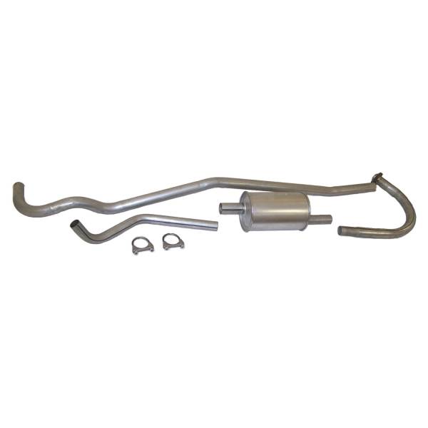 Crown Automotive Jeep Replacement - Crown Automotive Jeep Replacement Exhaust Kit Incl. Muffler And Tailpipe  -  641878K - Image 1