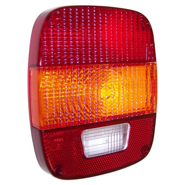 Crown Automotive Jeep Replacement - Crown Automotive Jeep Replacement Tail Light Lens For Use w/ Jeep 1987-1995 YJ Wrangler Europe/ 1981-1986 CJ-5/CJ-7/CJ-8 Europe And Australian Design Rules  -  83501003 - Image 1