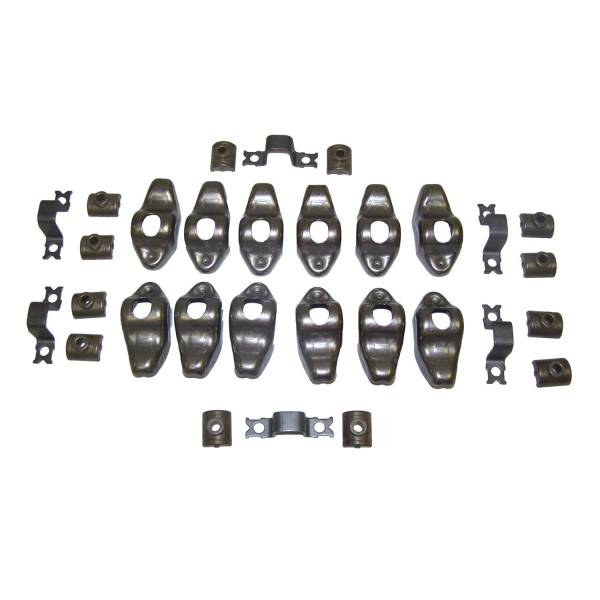 Crown Automotive Jeep Replacement - Crown Automotive Jeep Replacement Rocker Arm Kit Incl. 12 Rocker Arms/6 Newer Style Steel Pivot Kits  -  3242393K - Image 1