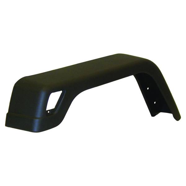 Crown Automotive Jeep Replacement - Crown Automotive Jeep Replacement Fender Flare Front Left Wide Flat Black  -  552549197 - Image 1