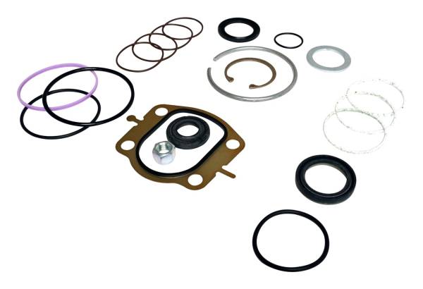 Crown Automotive Jeep Replacement - Crown Automotive Jeep Replacement Steering Box Master Seal Kit Incl. Sector Shaft Seal Upper/Lower Piston O-Ring Sector Shaft Snap Ring Housing End Cap Ring/ O-Ring Spool Valve O-Rings/Teflon™ Coated Rings  -  4470365MK - Image 1