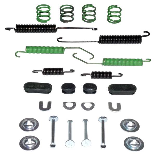 Crown Automotive Jeep Replacement - Crown Automotive Jeep Replacement Drum Brake Hardware Kit Rear Incl. Springs/Pins And Adjusters  -  5191307K - Image 1