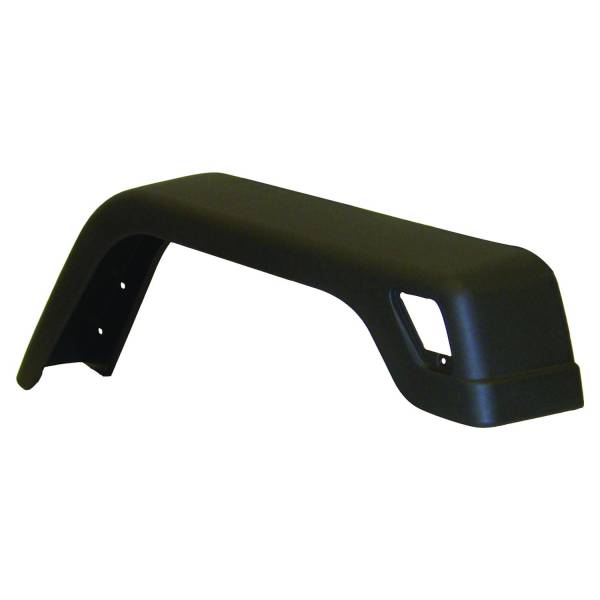 Crown Automotive Jeep Replacement - Crown Automotive Jeep Replacement Fender Flare Front Right Wide Flat Black  -  552549187 - Image 1